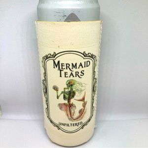 Ocean Whispers: Mermaid Tears Apothecary 12 oz. Neoprene Slim Can Cooler